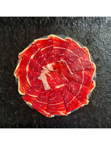 15 platos de jamón de cebo ibérico loncheados 2