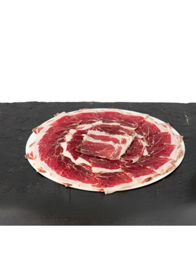 10 platos de paleta de cebo de campo ibérica 50% raza ibérica loncheada