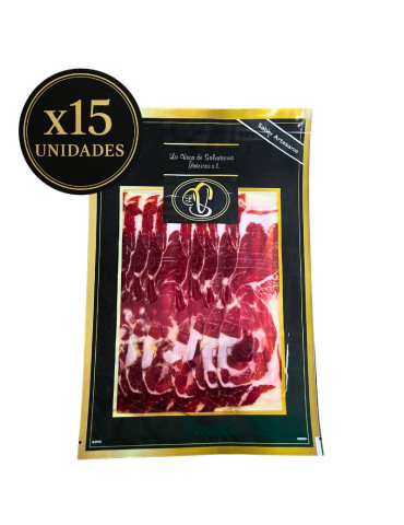 10 sobres de paleta de cebo de campo ibérica 50% raza ibérica loncheado