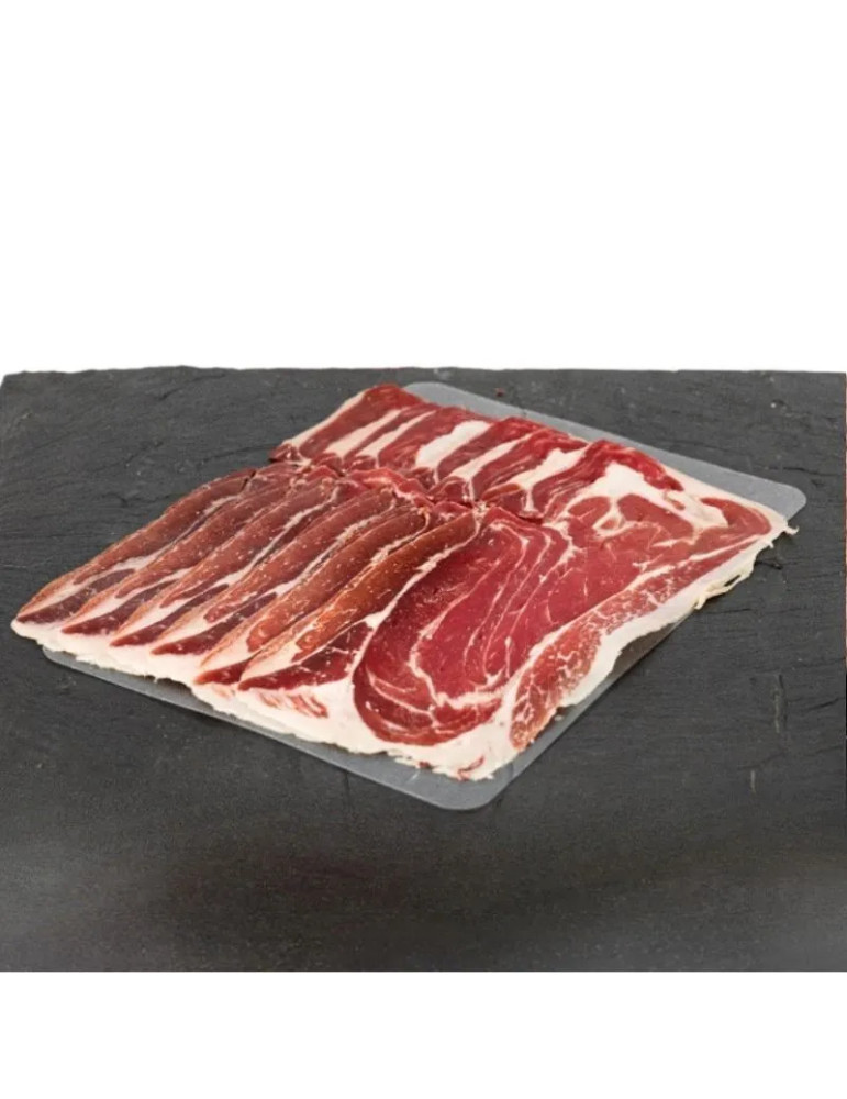 10 sobres de jamón de cebo ibérico 50% raza ibérico loncheado