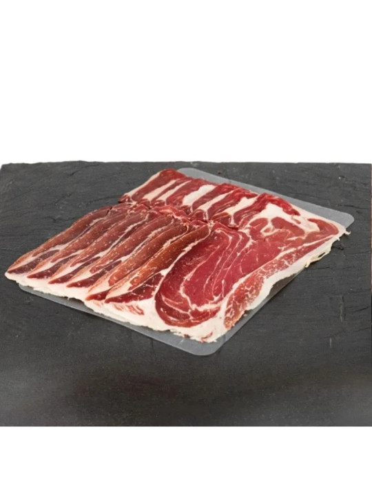 10 sobres de jamón de cebo ibérico 50% raza ibérico loncheado