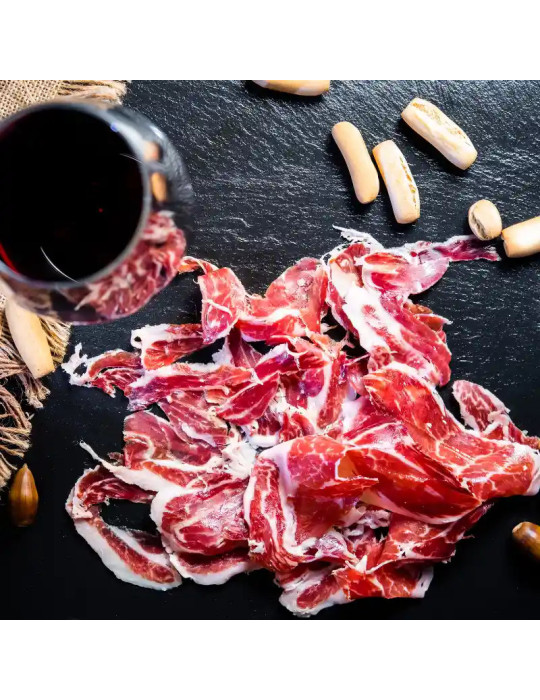 15 platos de paleta ibérica de cebo ibérica 50% raza ibérica