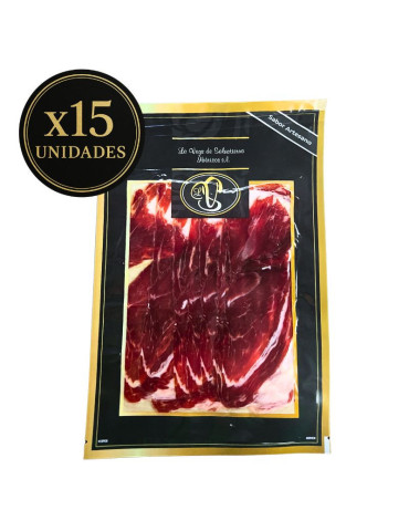 15 sobres de paleta ibérica de cebo de campo ibérica 50% raza ibérica loncheada