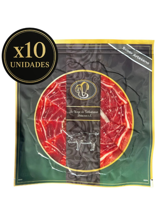 10 Platos de Jamón Ibérico de Cebo de Campo