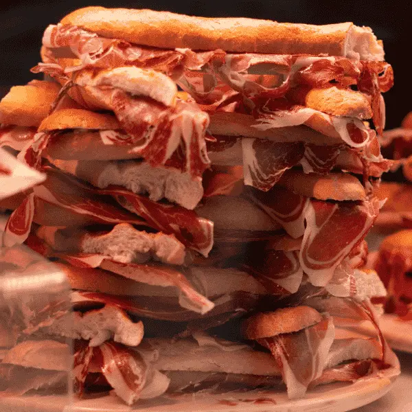 bocadillos de jamón ibérico